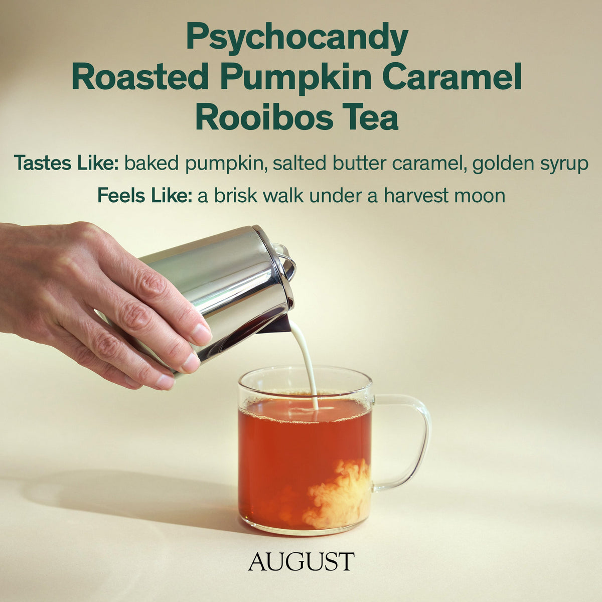 Psychocandy - Roasted Pumpkin Caramel Rooibos Tea (Caffeine Free)