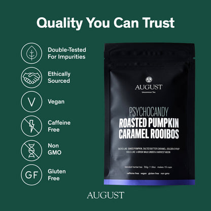 Psychocandy - Roasted Pumpkin Caramel Rooibos Tea (Caffeine Free)