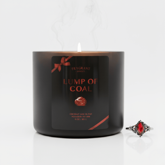 Lump of Coal - Jewel Candle