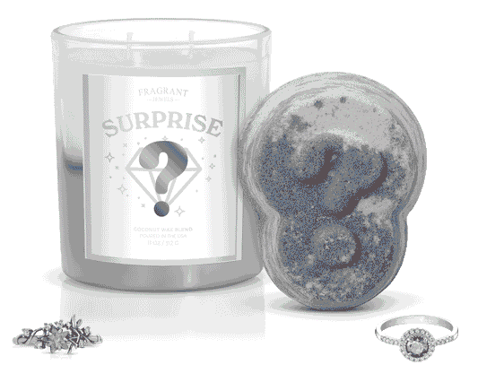 Surprise - Candle and Bath Bomb Set