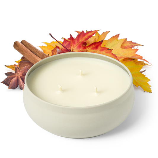 Flannel & Leaves 3-Wick Candle